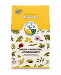 Ginger Lemongrass Pomegranate Herbal Tea