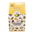 Ginger Lemongrass Pomegranate Herbal Tea