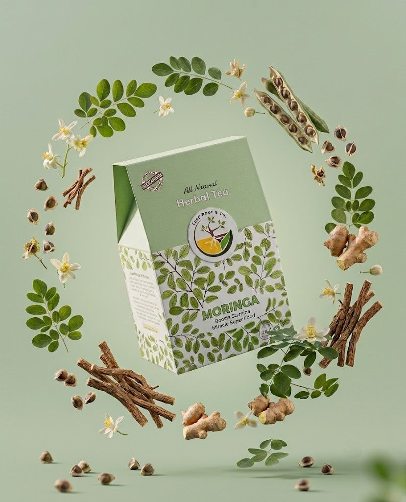 Moringa Herbal Tea by Leaf Root