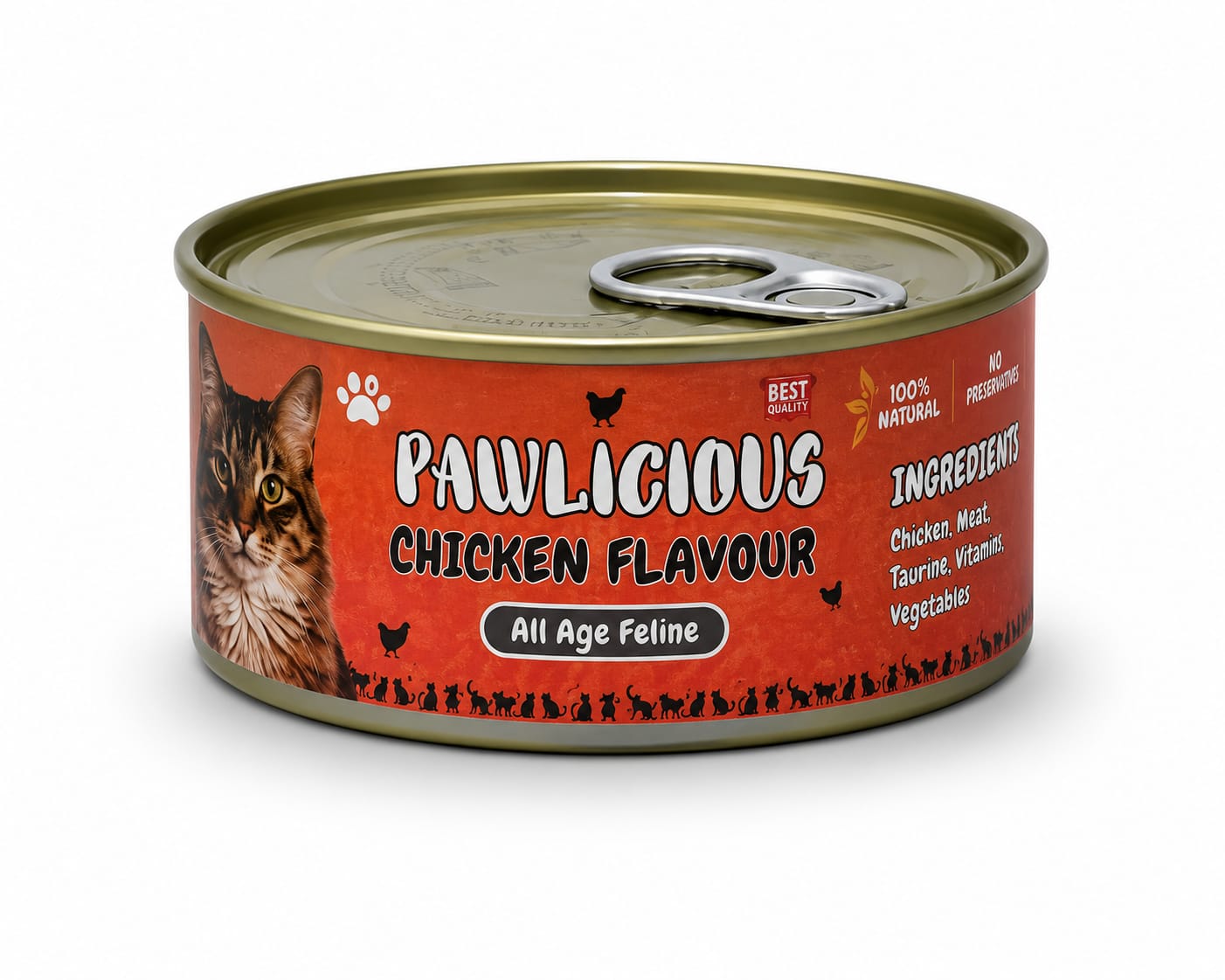 Pawlicious Cat Food - Chicken Flavor