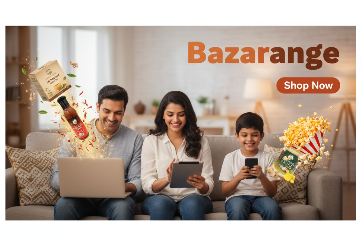 Each Family Member with Products Bursting